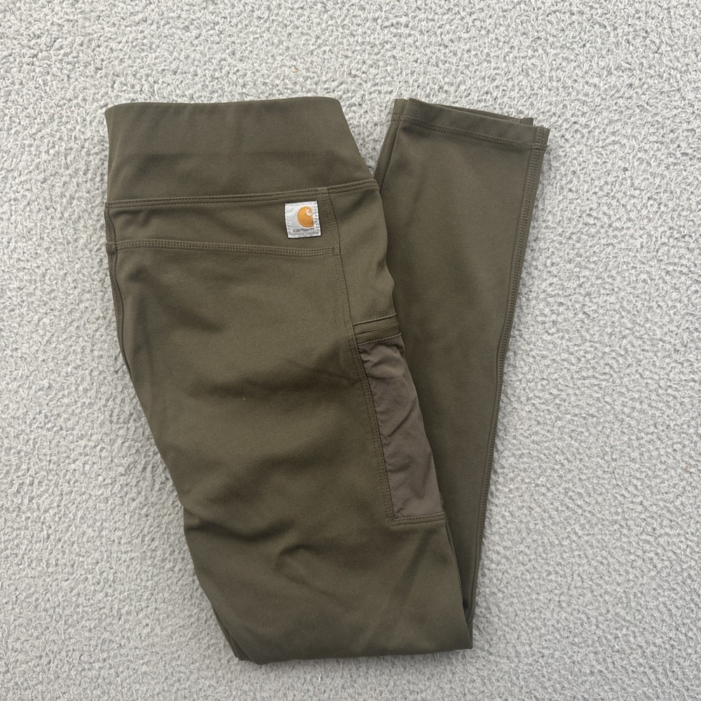 Carhartt Force Lightweight Leggings Tarma Taupe Utility Women's Medium x 27